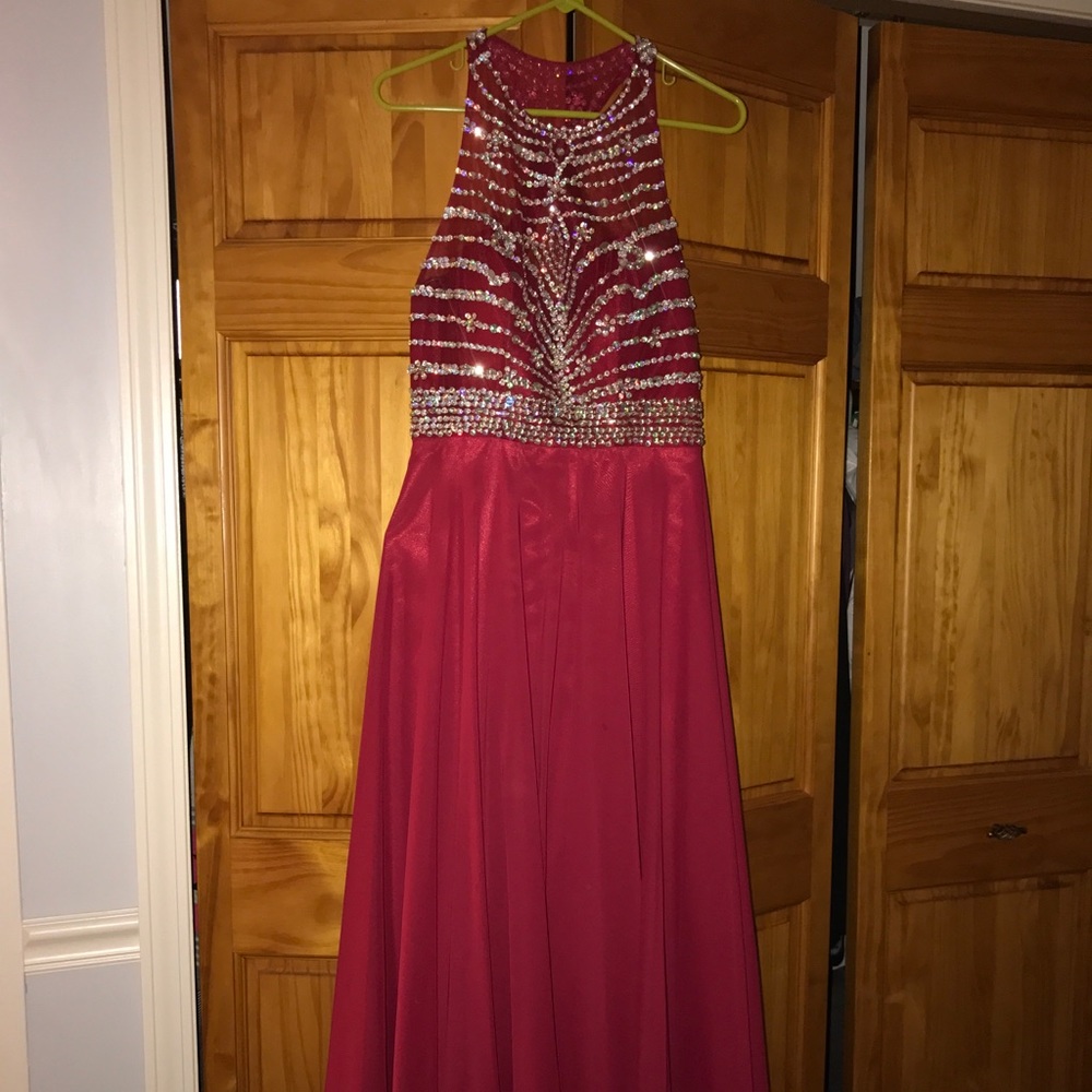 Long Red Prom Dress